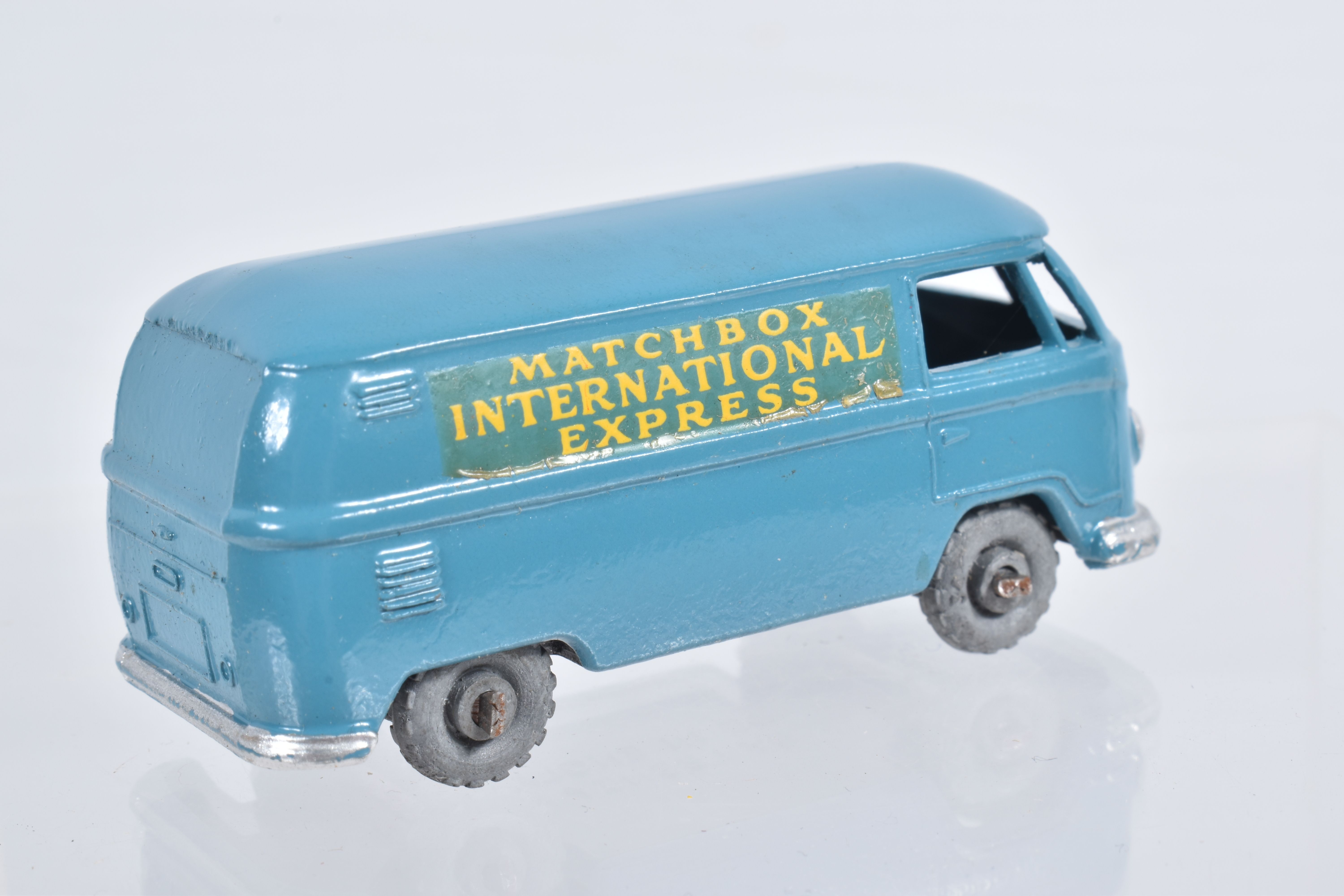 FIVE BOXED MOKO LESNEY MATCHBOX SERIES VAN MODELS, Volkswagen Van, No.34, metal wheels, Bedford - Image 7 of 36