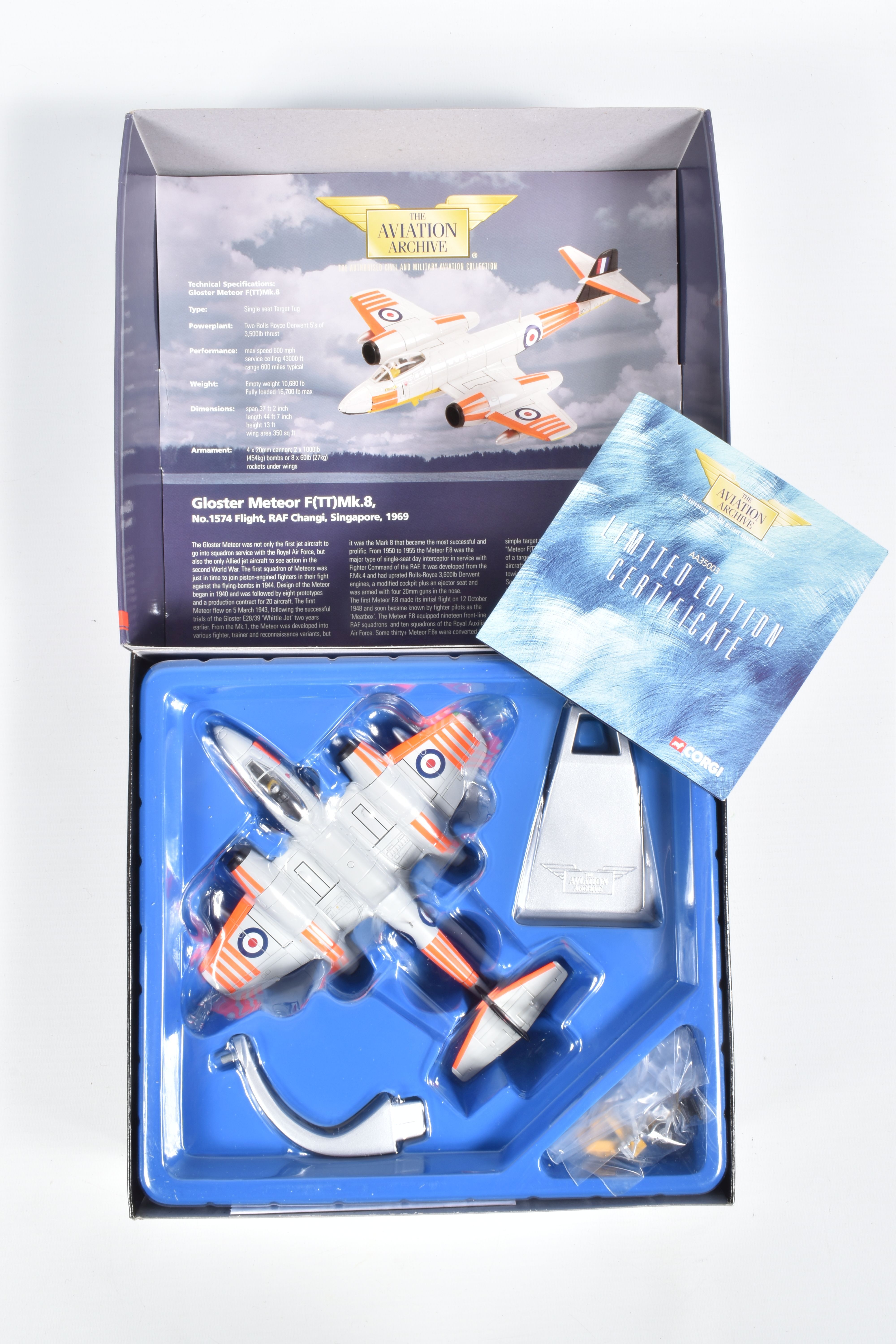 FOUR BOXED 1:72 SCALE CORGI AVIATION ARCHIVE DIECAST MODEL AIRCRAFTS, the first a RAF Trainers - Image 5 of 9