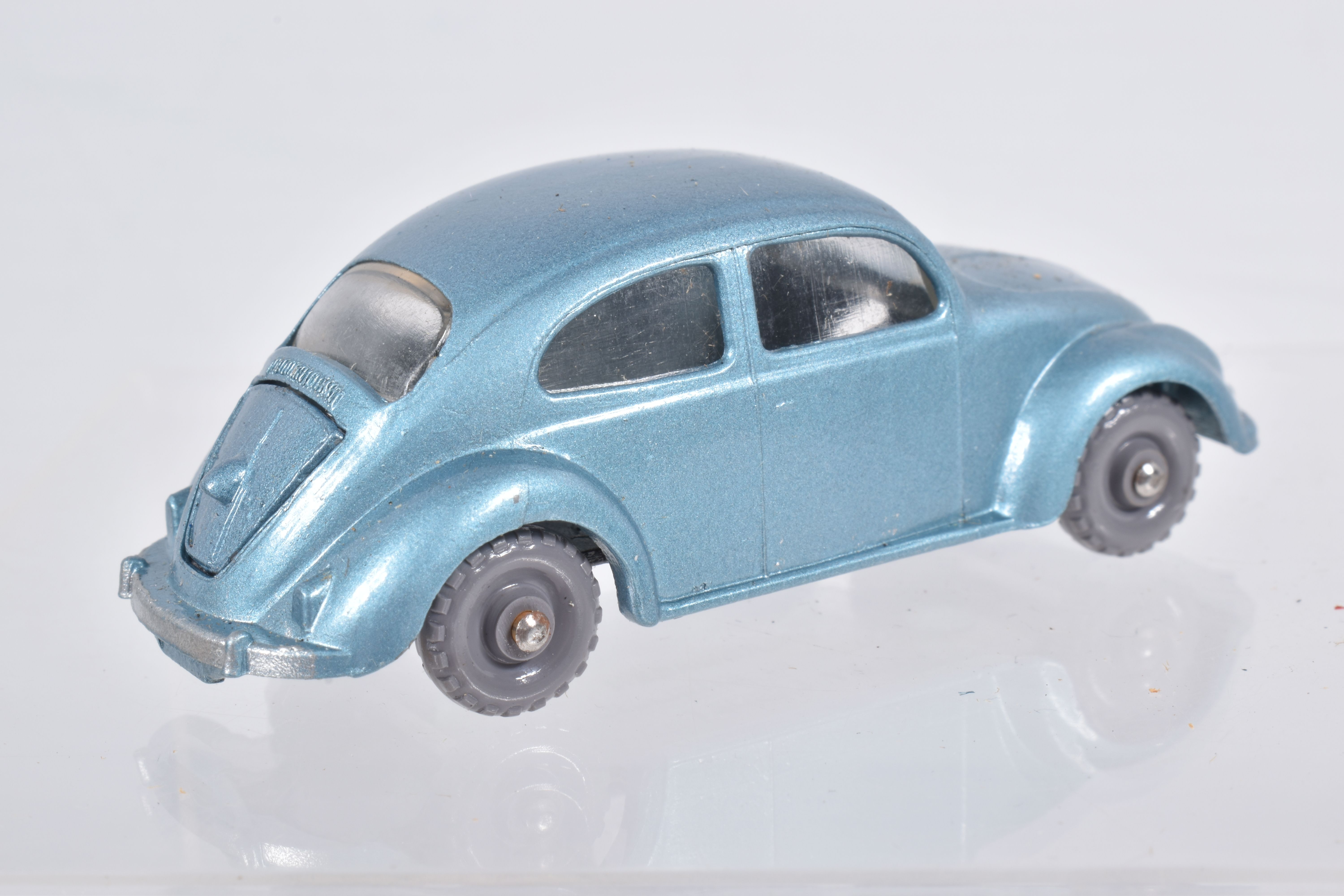 SIX BOXED MOKO LESNEY MATCHBOX SERIES CAR MODELS, Ford Anglia, No.7, grey plastic wheels, Volkswagen - Image 17 of 36