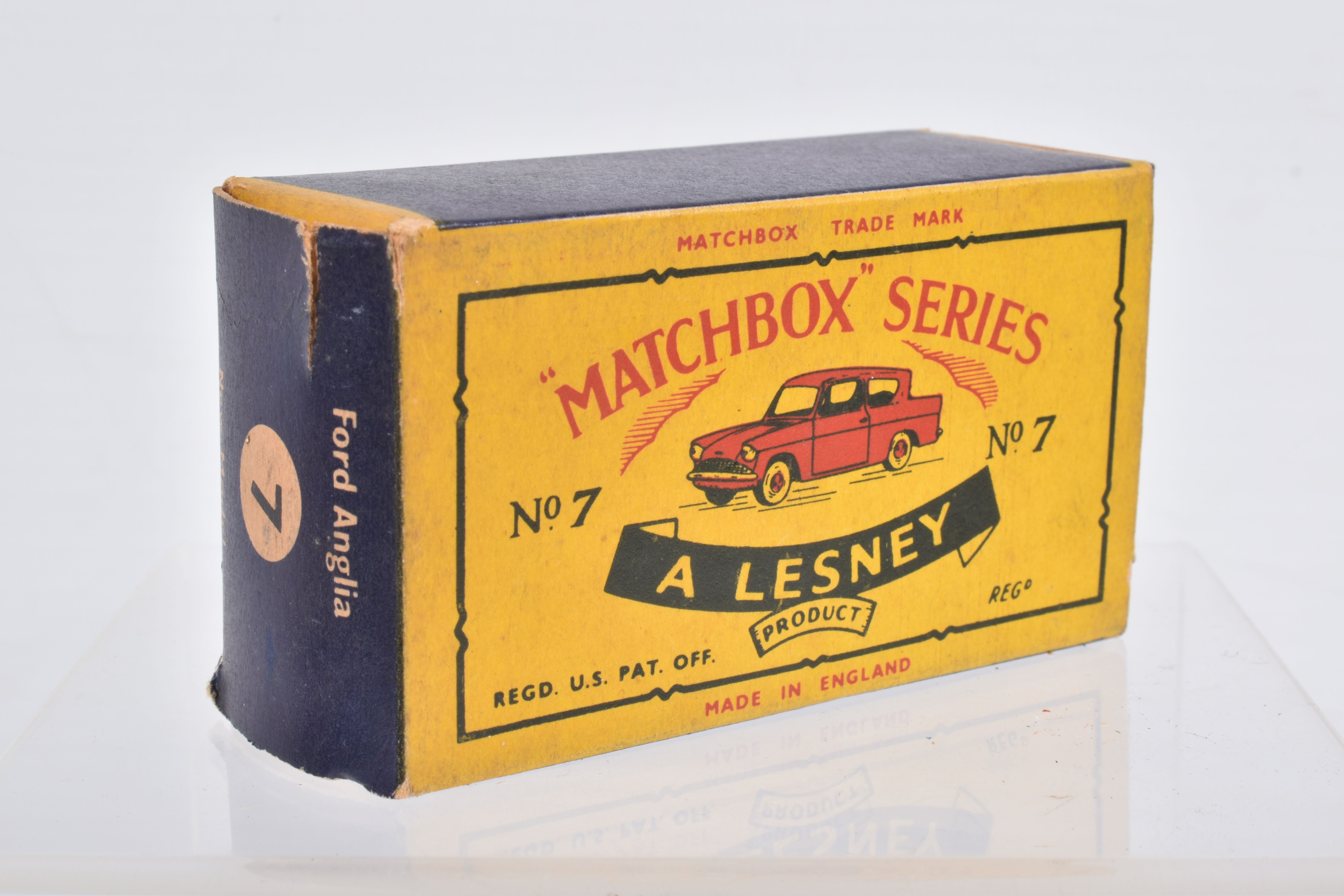 SIX BOXED MOKO LESNEY MATCHBOX SERIES CAR MODELS, Ford Anglia, No.7, grey plastic wheels, Volkswagen - Image 32 of 36