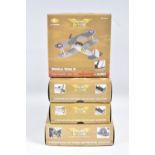 FOUR BOXED LIMITED EDITION 1:72 SCALE WORLD WAR II CORGI AVIATION ARCHIVE DIECAST MODEL AIRCRAFTS,