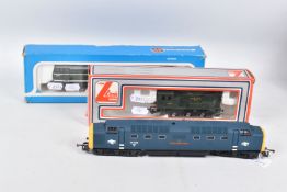 A QUANTITY OF BOXED AND UNBOXED OO GAUGE LOCOMOTIVES, boxed Lima class 08 shunter, No.3004,