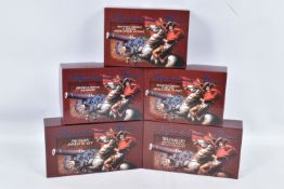 SIX BOXED BRITAINS NAPOLEONIC WARS FIGURES AND SETS, to include a British and French Drummers 17296,