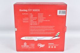 A BOXED GEMINI JETS EMIRATES OFFICIAL STORE BOEING 777 - 300ER AIRCRAFT MODEL, No.G2UAE455, 1:200