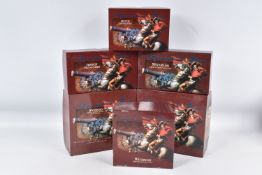 SIX BOXED BRITAINS FRENCH NAPOLEONIC WARS WATERLOO FIGURES AND SETS, to include two Imperial Guard