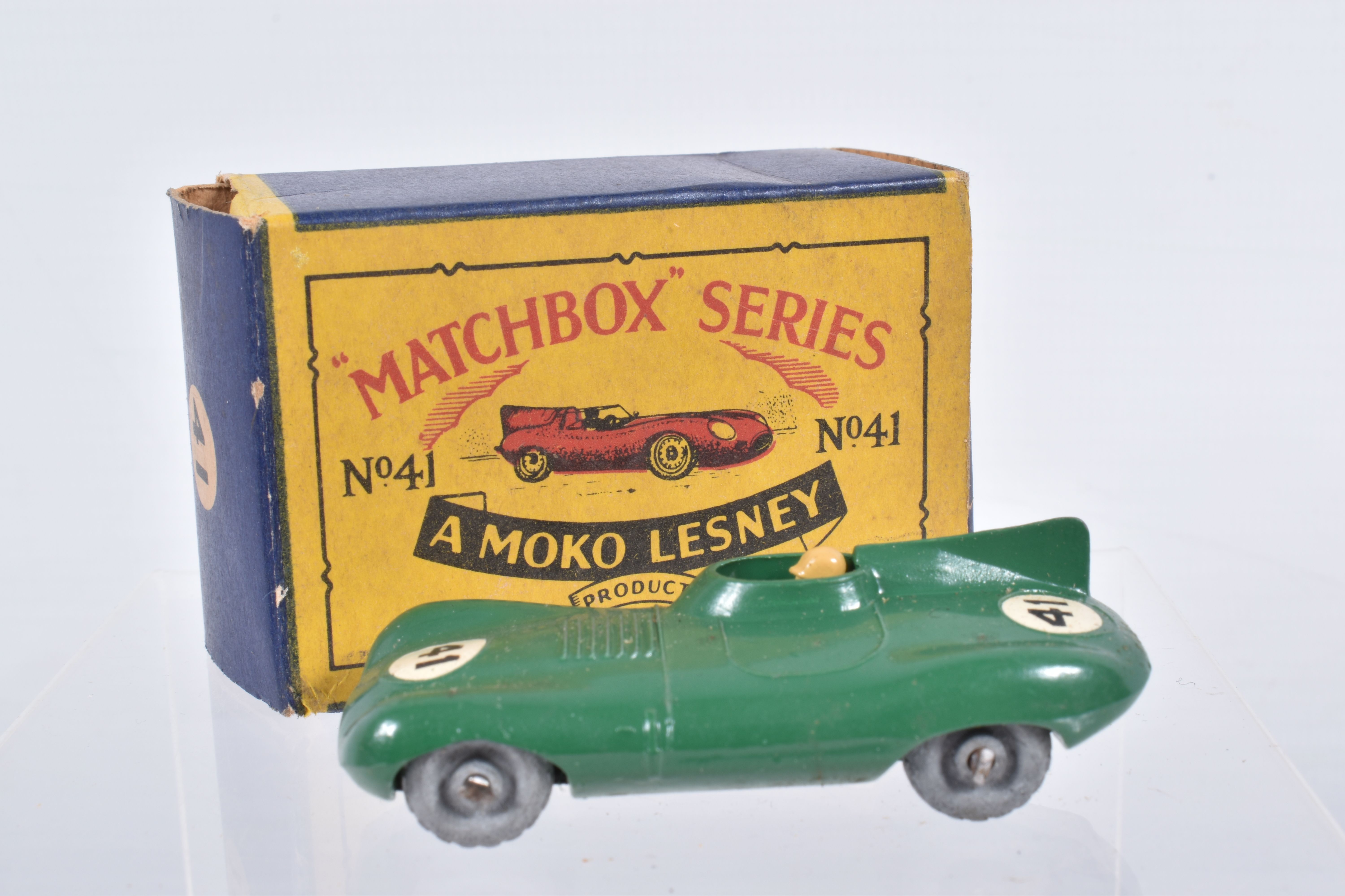 SIX BOXED MOKO LESNEY MATCHBOX SERIES CAR MODELS, Ford Anglia, No.7, grey plastic wheels, Volkswagen - Image 2 of 36