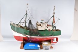 A CONSTRUCTED ROBBE RADIO CONTROL 'ST. GERMAIN' FISHING TRAWLER KIT, No.1007, 1/20 scale, c.1990'