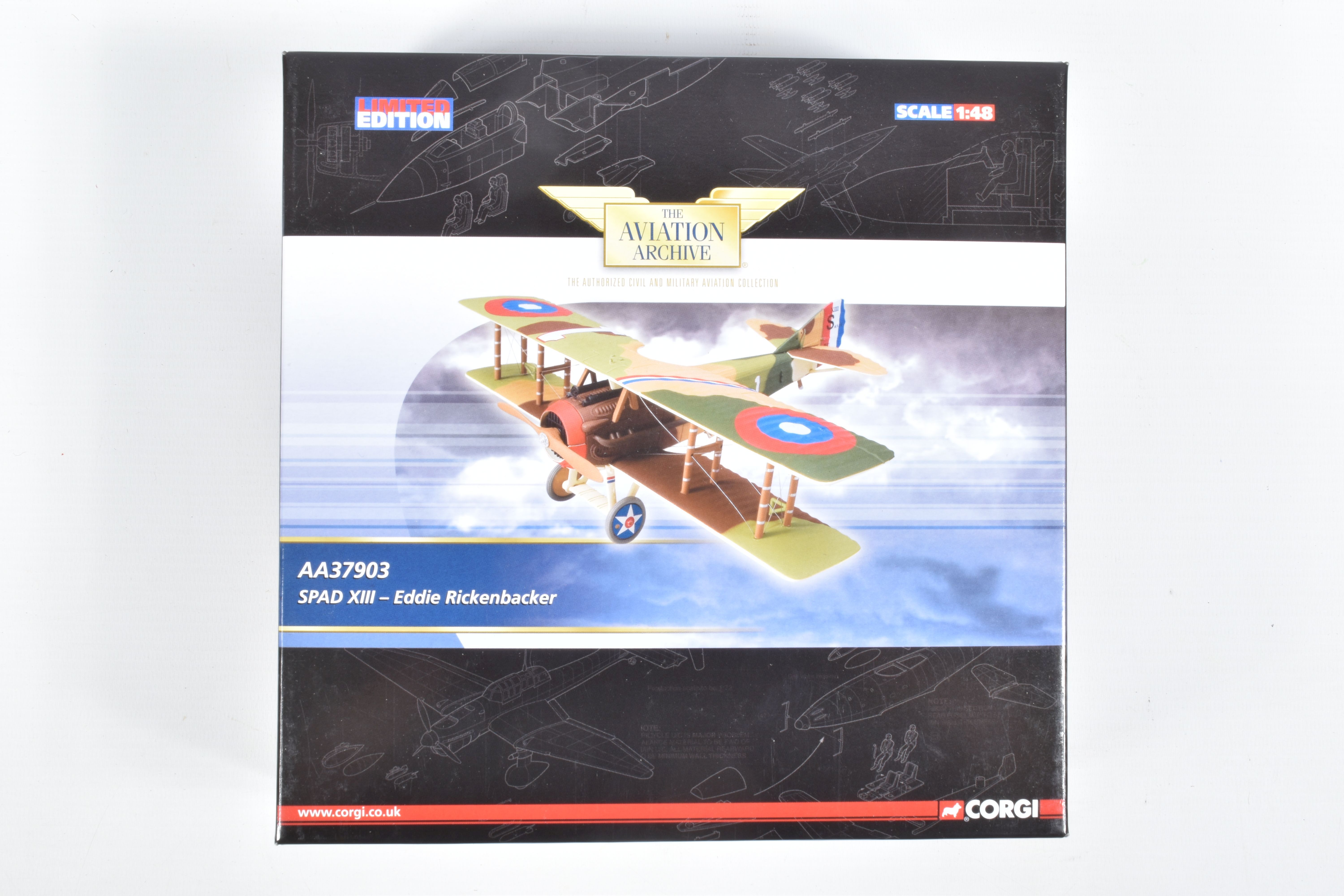 FOUR BOXED LIMITED EDITION CORGI AVIATION ARCHIVE DIECAST MODEL AIRCRAFTS, the first is a 1:72 scale - Image 5 of 8
