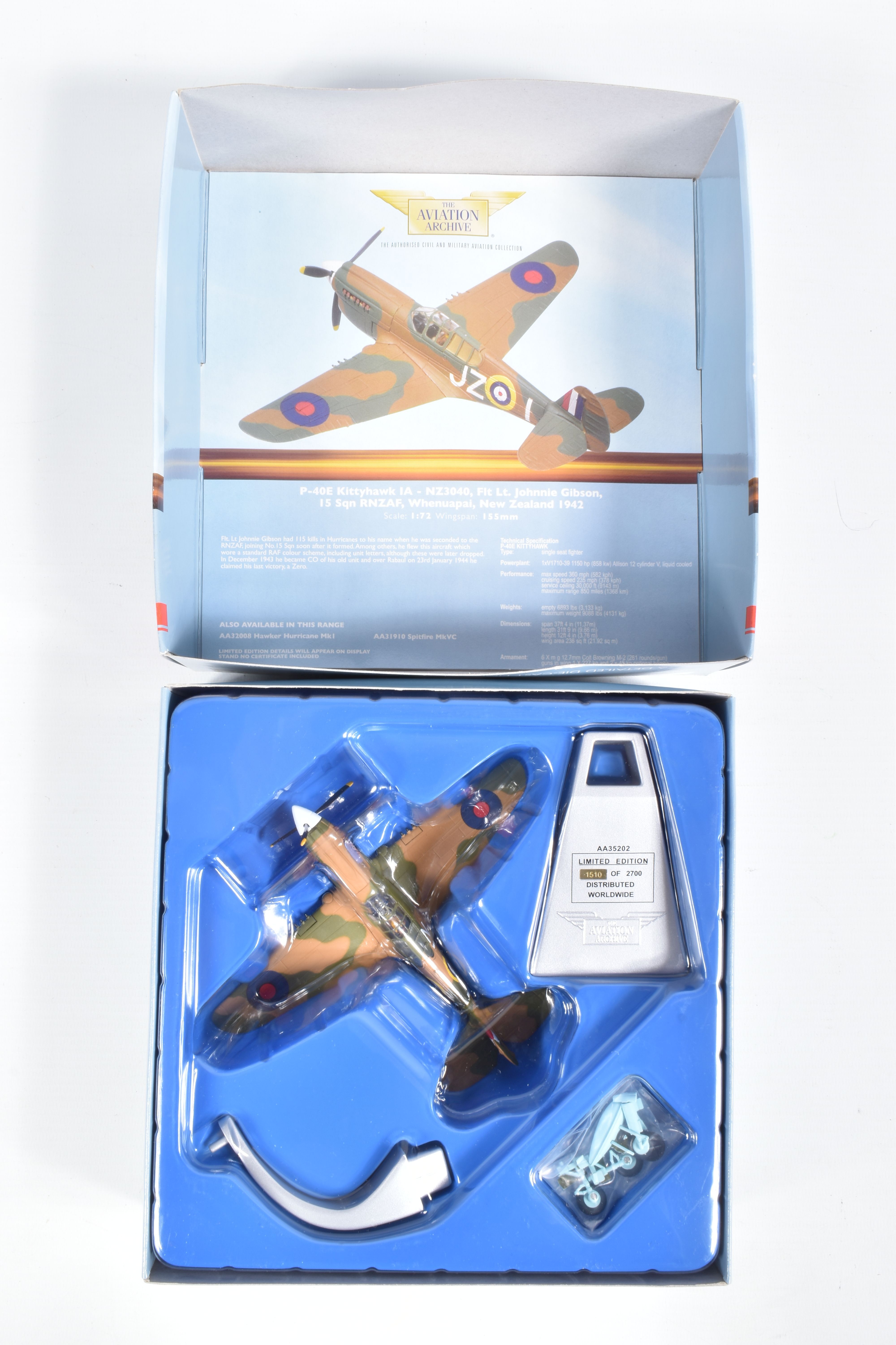 FOUR BOXED 1:27 SCALE LIMITED EDITION CORGI AVIATION ARCHIVE DIECAST MODEL AIRCRAFTS, the first is a - Image 7 of 9