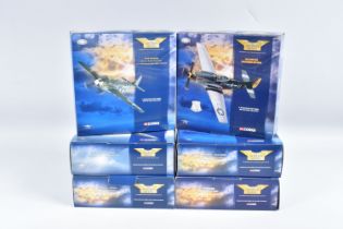 SIX BOXED 1:72 SCALE LIMITED EDITION CORGI AVIATION ARCHIVE DIECAST MODEL AIRCRAFTS, the first is