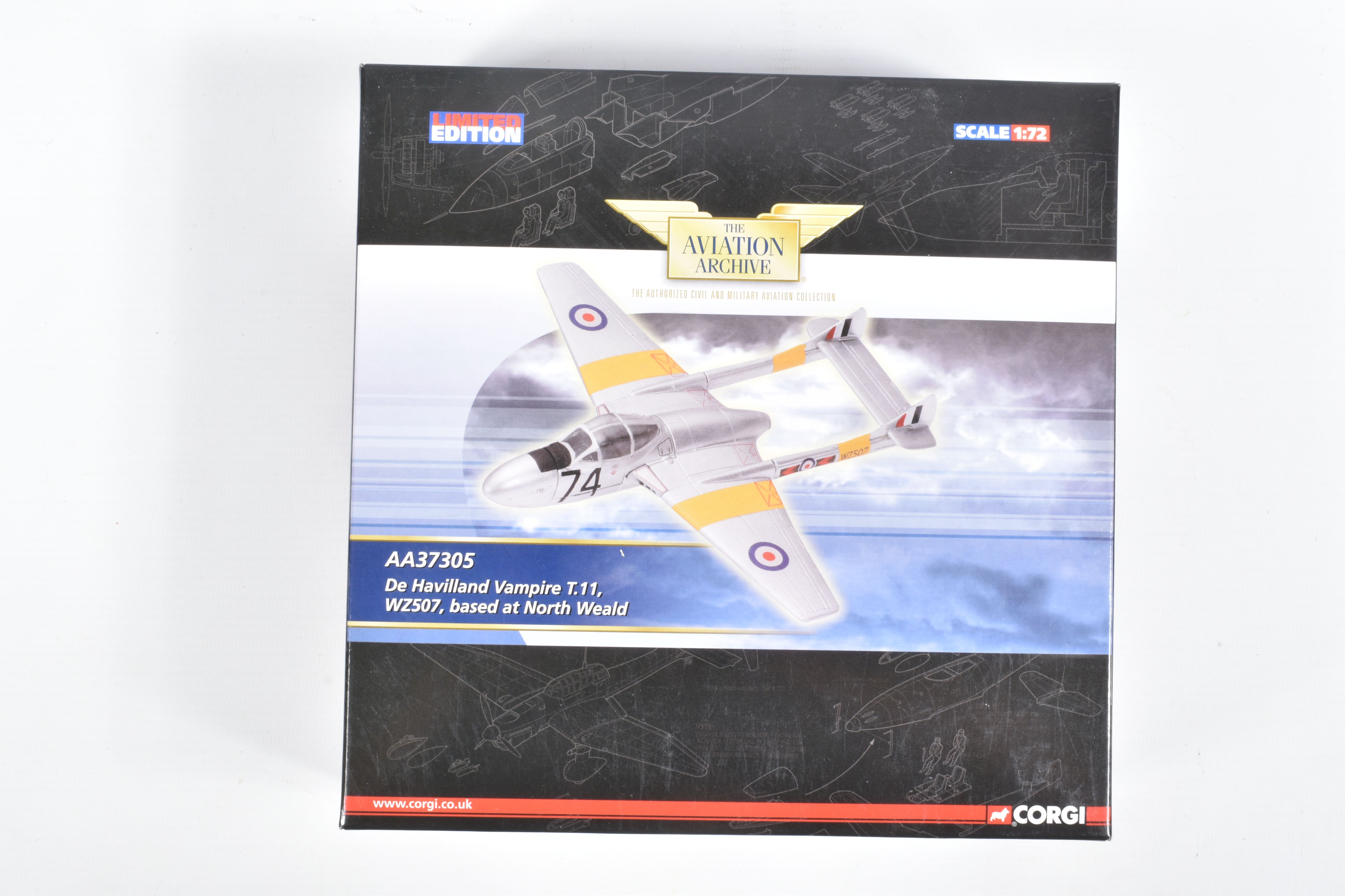 FOUR BOXED 1:27 SCALE LIMITED EDITION CORGI AVIATION ARCHIVE DIECAST MODEL AIRCRAFTS, the first is a - Image 2 of 9