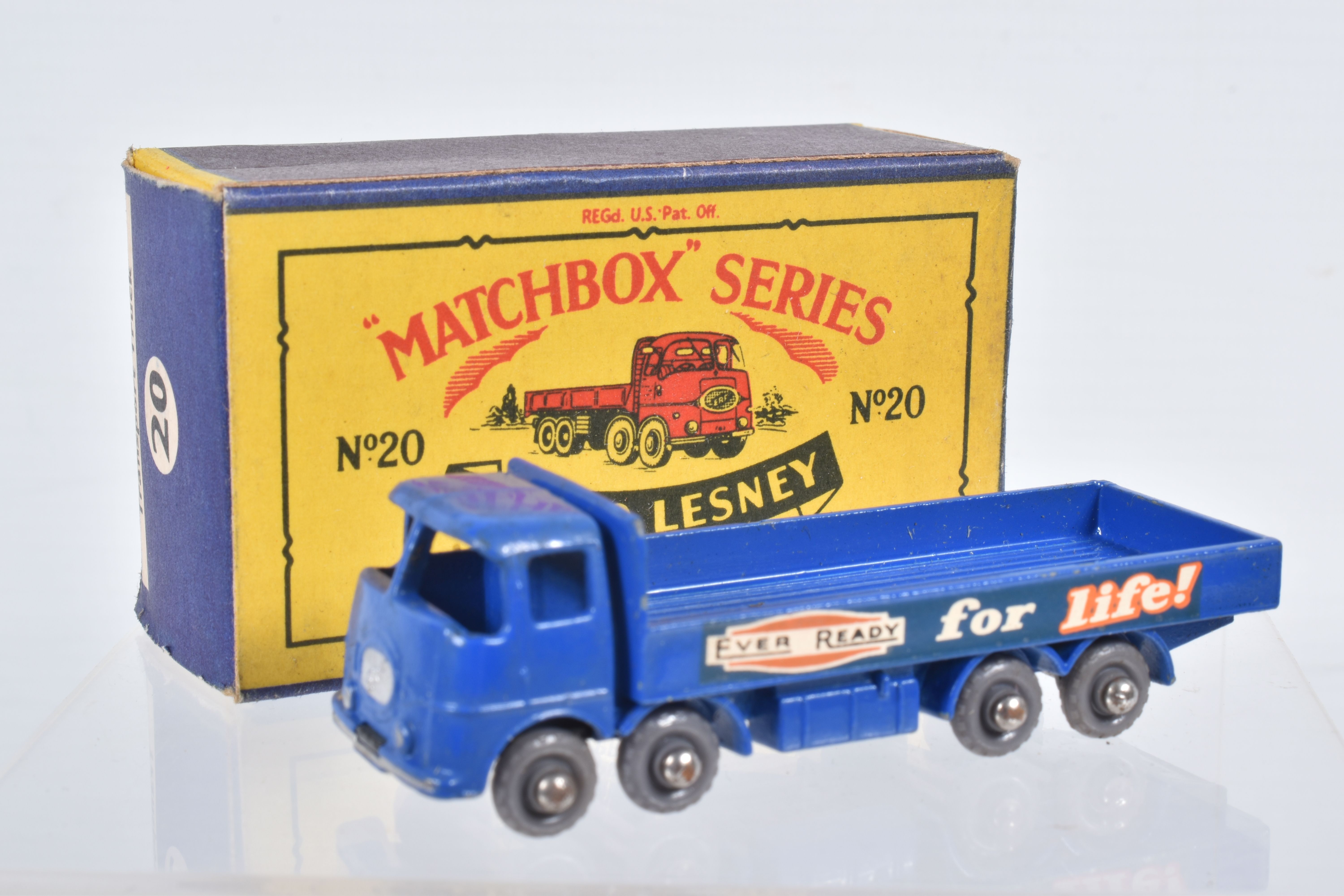 SEVEN BOXED MOKO LESNEY MATCHBOX SERIES LORRY AND TRUCK MODELS, E.R.F. Road Tanker 'Esso', No.11, - Image 27 of 44