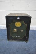 WITHY GROVE STORES, MANCHESTER, LIVERPOOL, LEEDS, A HEAVY CAST IRON SAFE, with four keys, width 46cm