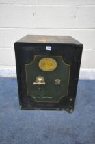 WITHY GROVE STORES, MANCHESTER, LIVERPOOL, LEEDS, A HEAVY CAST IRON SAFE, with four keys, width 46cm