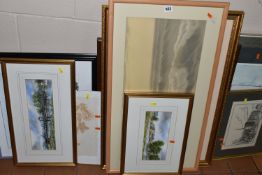 A SMALL QUANTITY OF PAINTINGS AND PRINTS, to include a L. S. Lowry limited edition print 'Lancashire