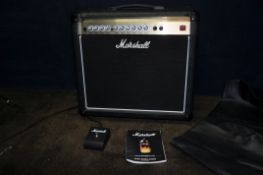 A MARSHALL AVT50X GUITAR COMBO with 1x12in speaker with original box foot switch, power cable and