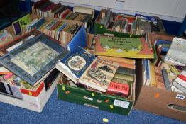 SIX BOXES OF BOOKS, approximately one hundred and twenty mostly mid-century children's and young