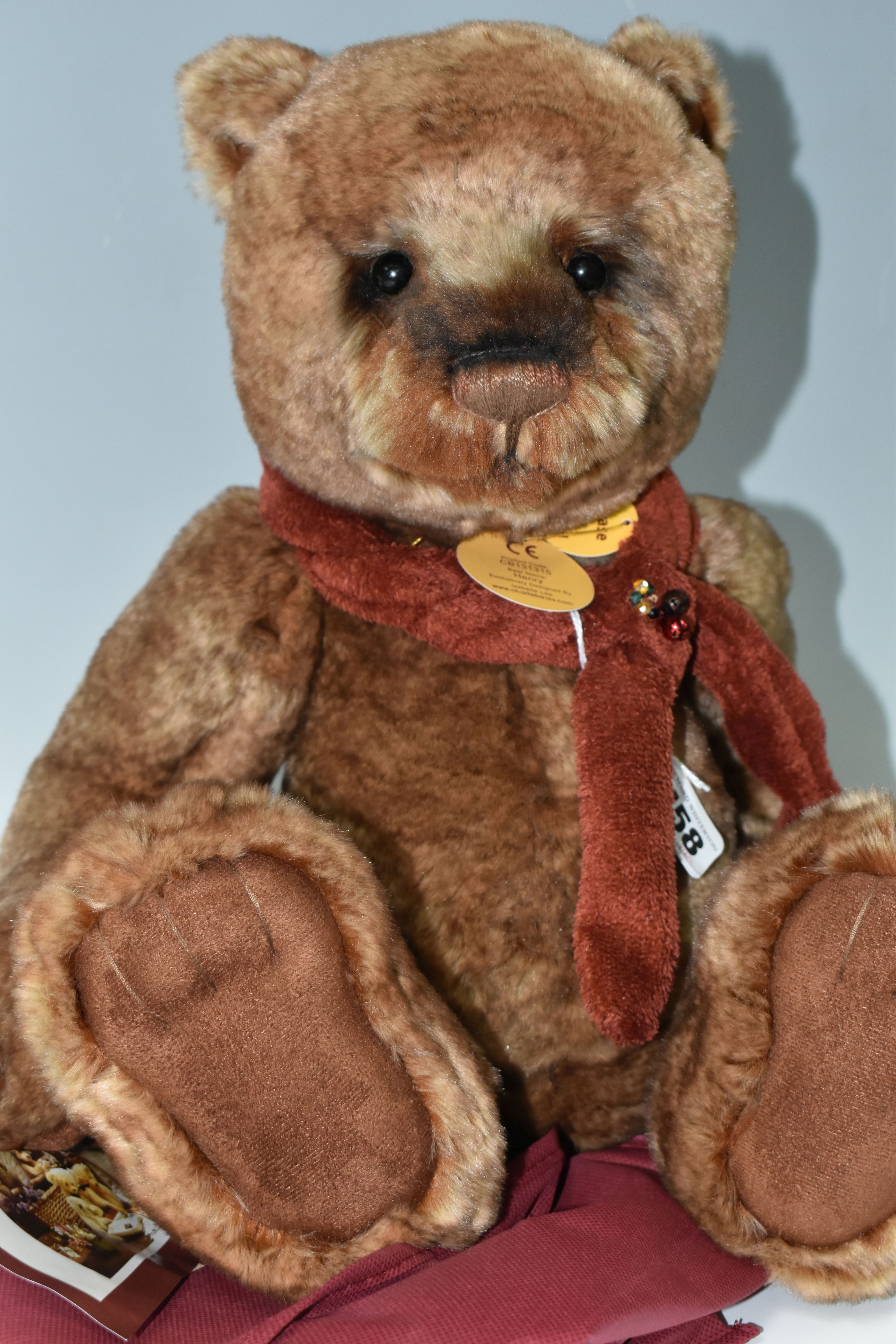 A CHARLIE BEAR 'HENRY' CB131315, exclusively designed by Isabelle Lee, height approx. 50cm, with - Image 2 of 3