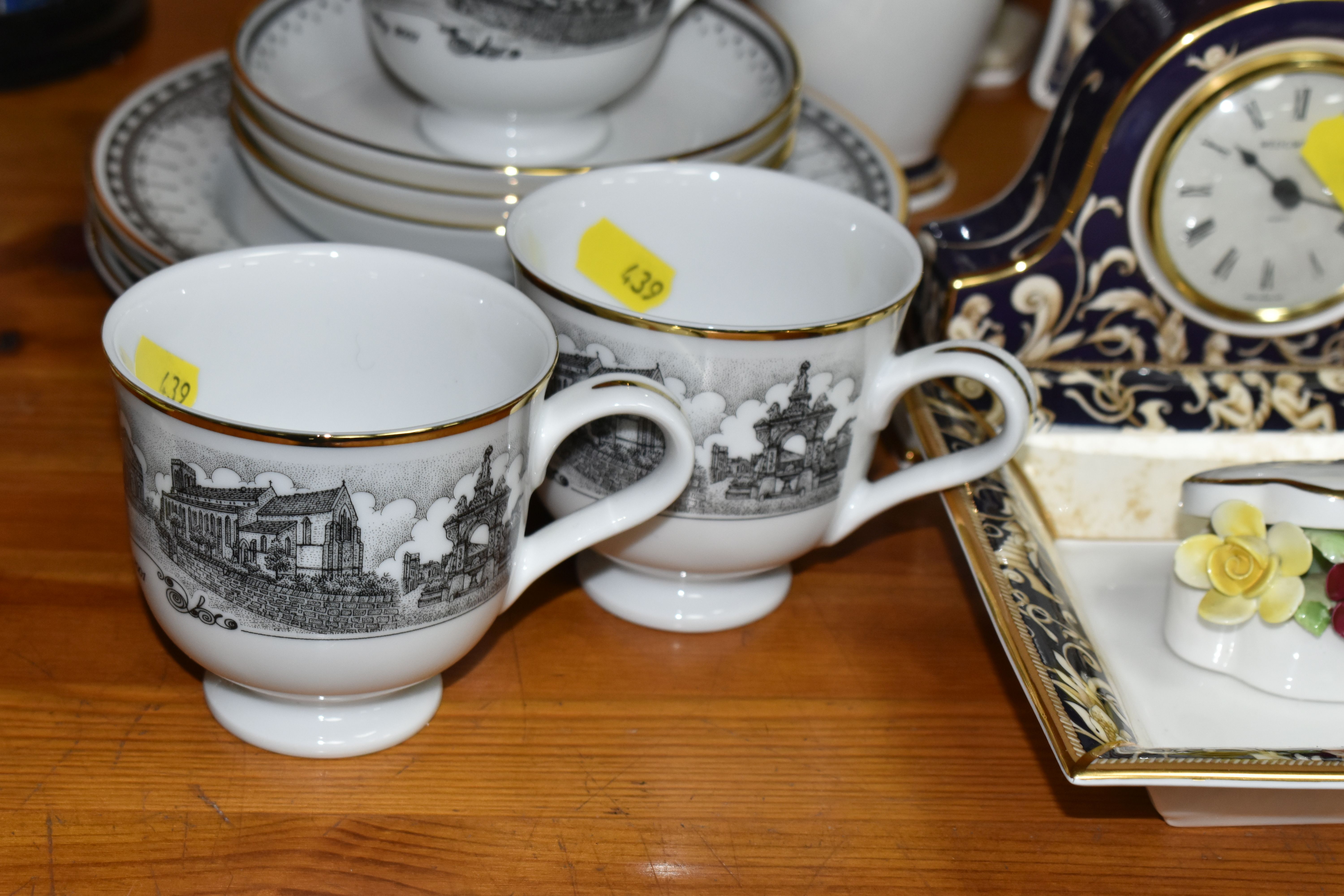 A GROUP OF WEDGWOOD BICENTENARY CELEBRATION 'CORNUCOPIA' GIFTWARE, comprising a vase, height 20cm, - Image 4 of 9