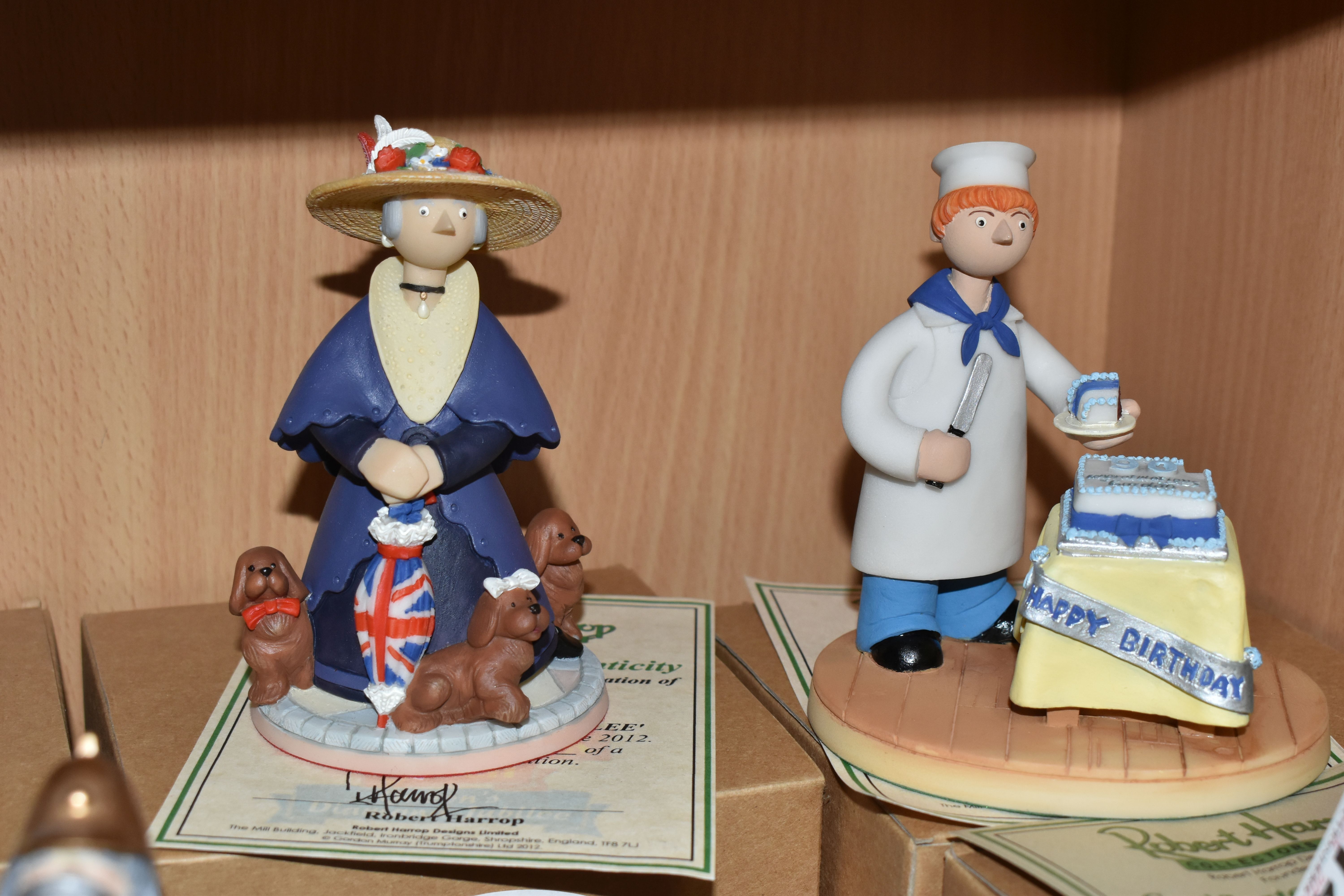 NINE BOXED ROBERT HARROP CAMBERWICK GREEN COLLECTION FIGURES, comprising a Collectors Club Event - Image 6 of 6