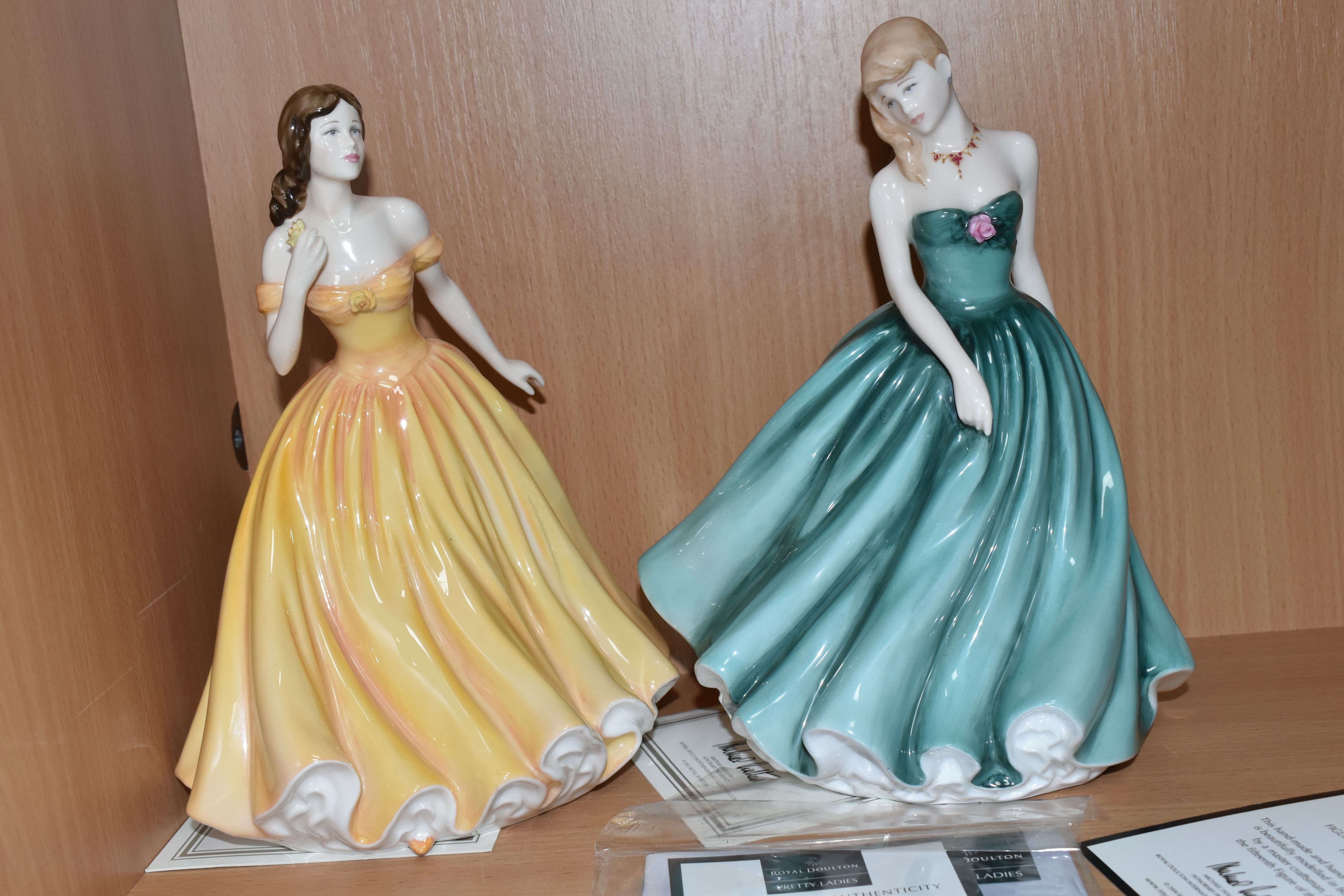 FIVE ROYAL DOULTON FIGURE OF THE YEAR LADIES, comprising Classics 2002 'Sarah' HN3978, 2003 ' - Image 5 of 5