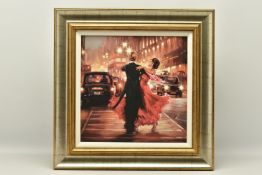 MARK SPAIN (BRITISH CONTEMPORARY) 'ROMANCE IN THE CITY II', a signed artist proof edition print on