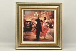 MARK SPAIN (BRITISH CONTEMPORARY) 'ROMANCE IN THE CITY II', a signed artist proof edition print on