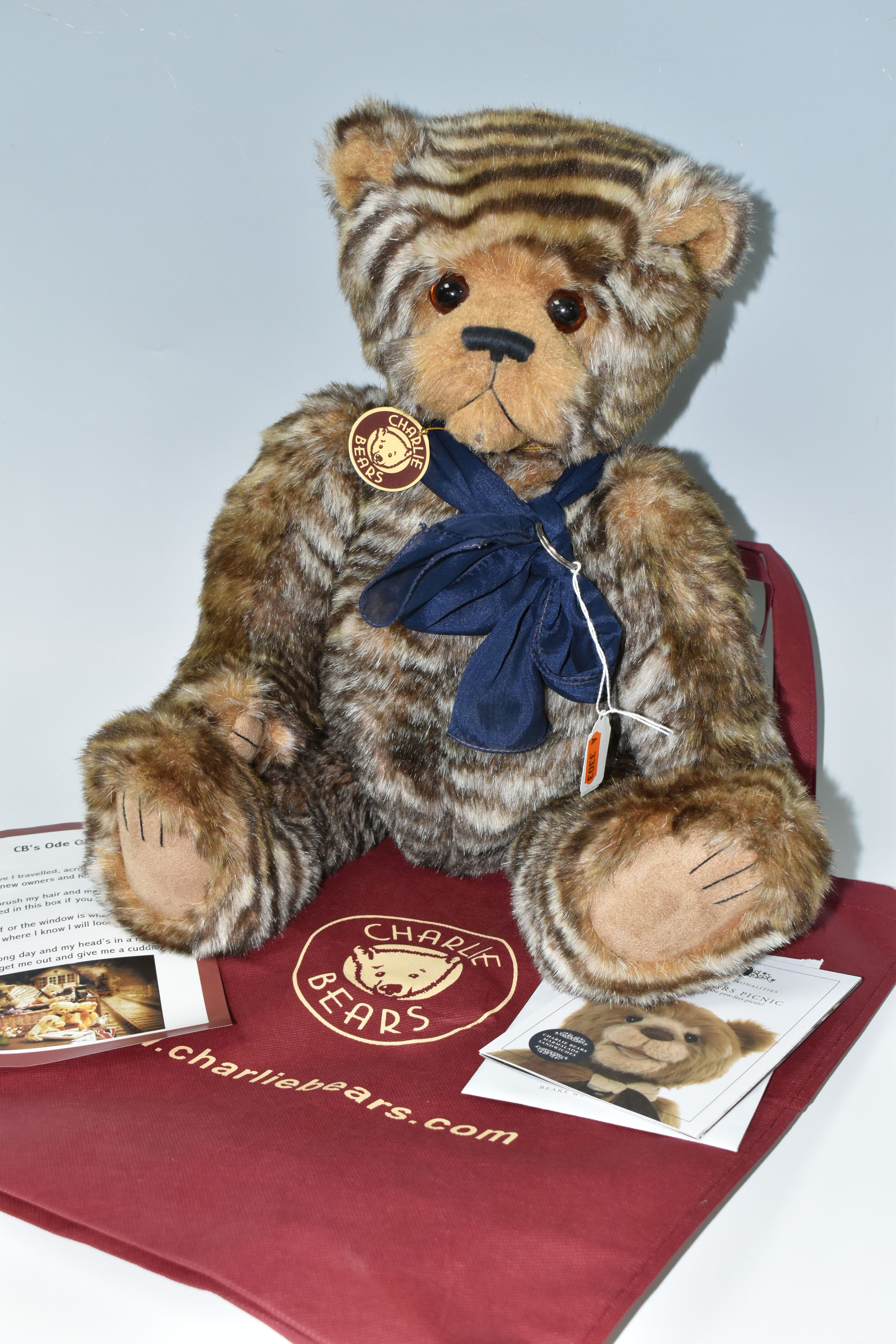 A CHARLIE BEARS 'OTTO' TEDDY BEAR, no CB131299, designed by Heather Lyell, height approximately