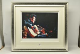 ROLF HARRIS (AUSTRALIA 1930-2023) 'ELVIS SINGS', a signed limited edition print on paper, 101/195