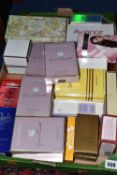 A BOX OF BOXED PERFUMES AND SOAPS, including six sealed boxes of 100ml Vanderbilt eau de toilette