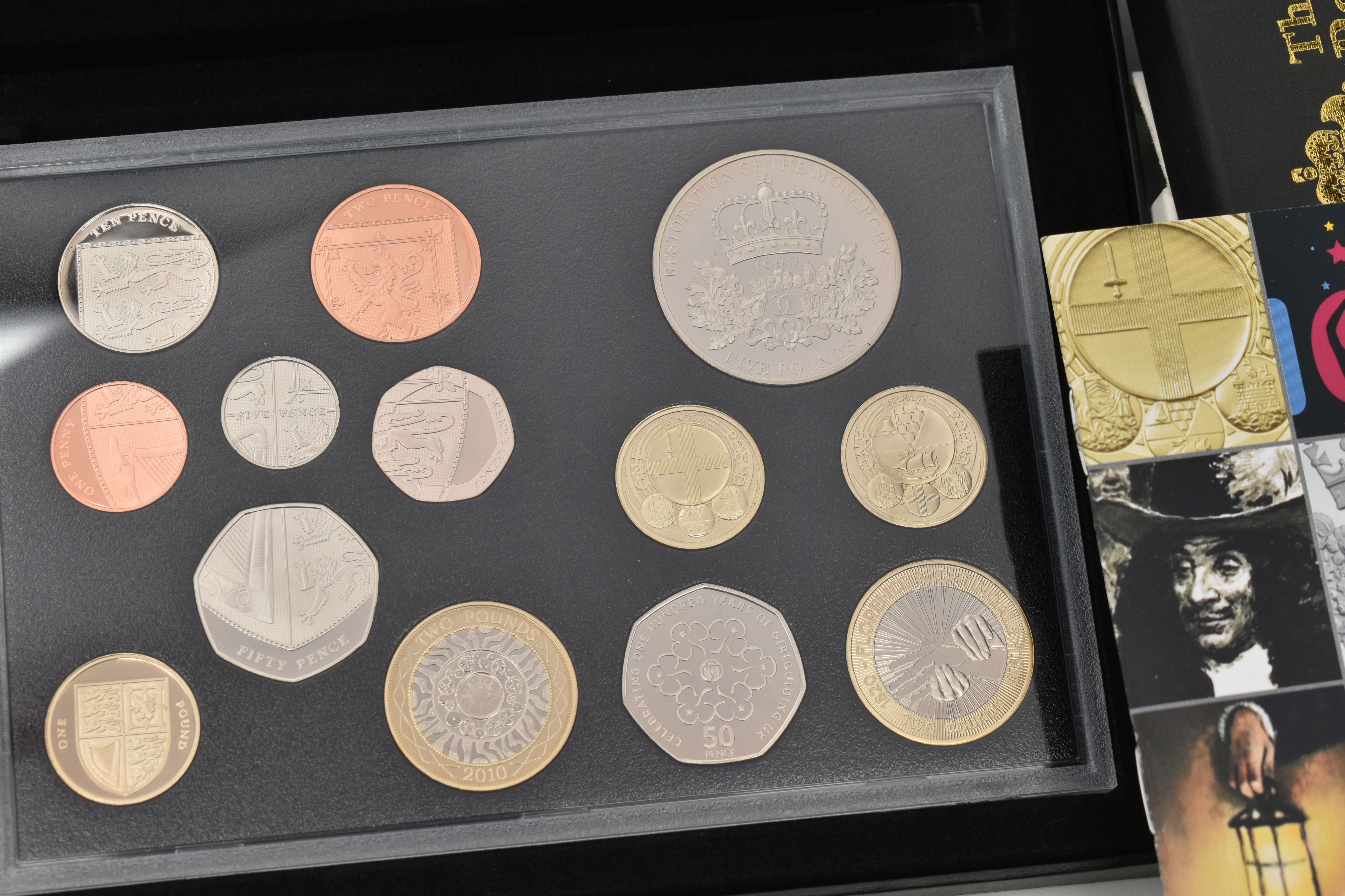 A BOX OF MAINLY ROYAL MINT COINAGE, to include dual-dated 1993 presidency 50p in year set, a boxed - Image 9 of 11