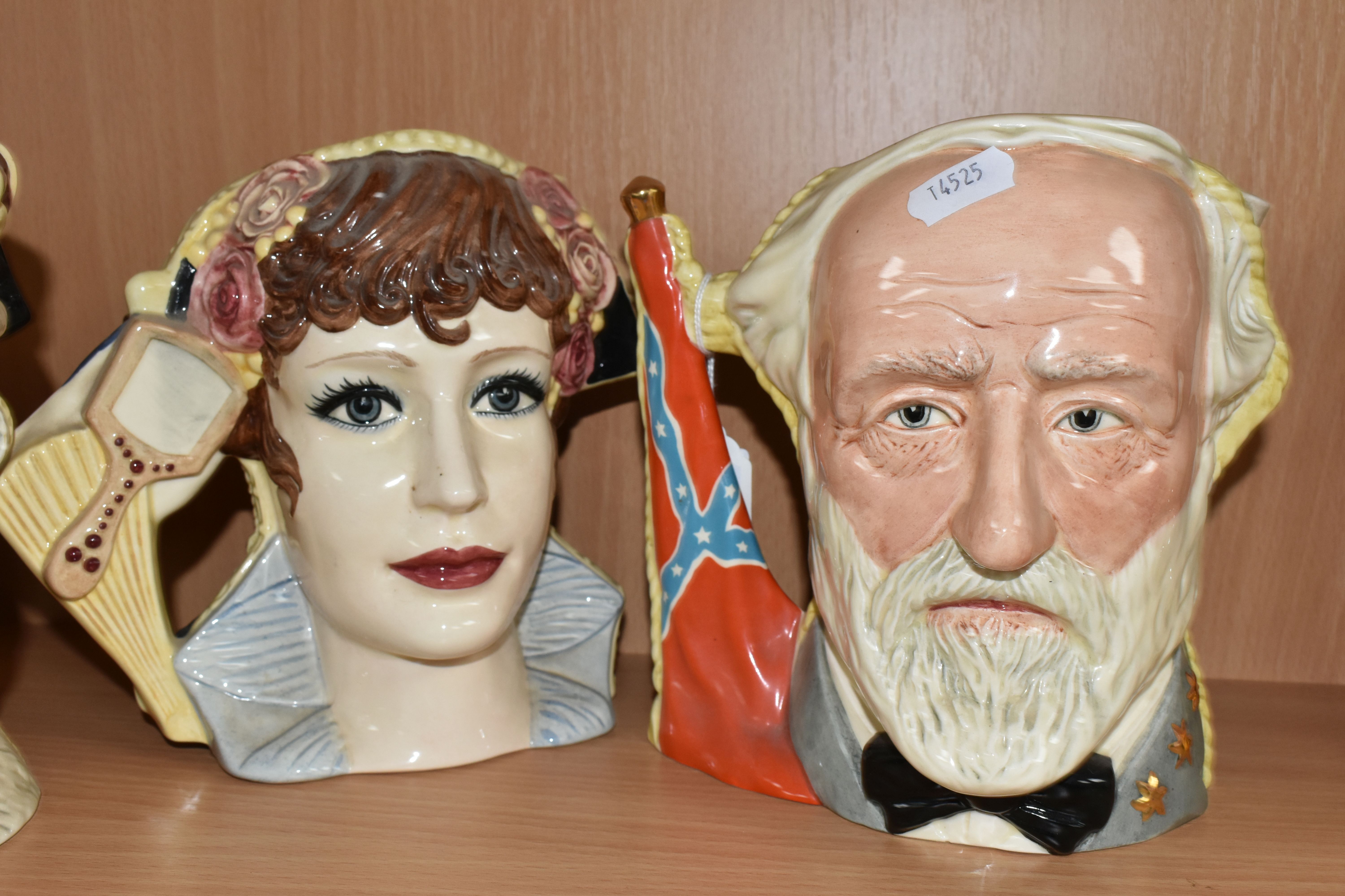 THREE ROYAL DOULTON LIMITED EDITION DOUBLE SIDED CHARACTER JUGS, comprising two from 'The - Image 4 of 7