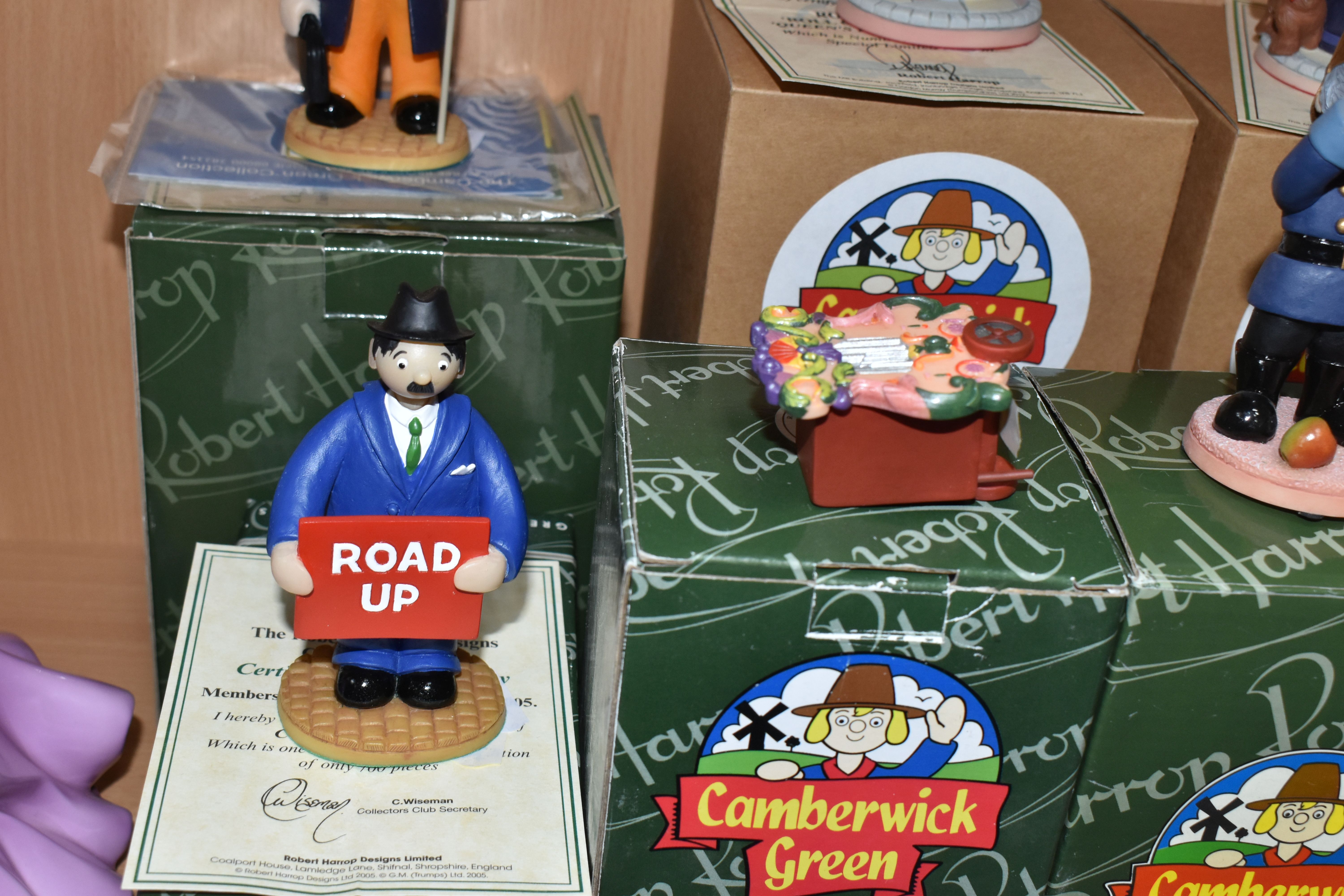 NINE BOXED ROBERT HARROP CAMBERWICK GREEN COLLECTION FIGURES, comprising a Collectors Club Event - Image 2 of 6