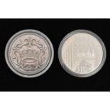 TWO CAPSULATED COINS, to include an Elizabeth II Fiji 2002, Westminster Abbey June 1953 Ten Dollar