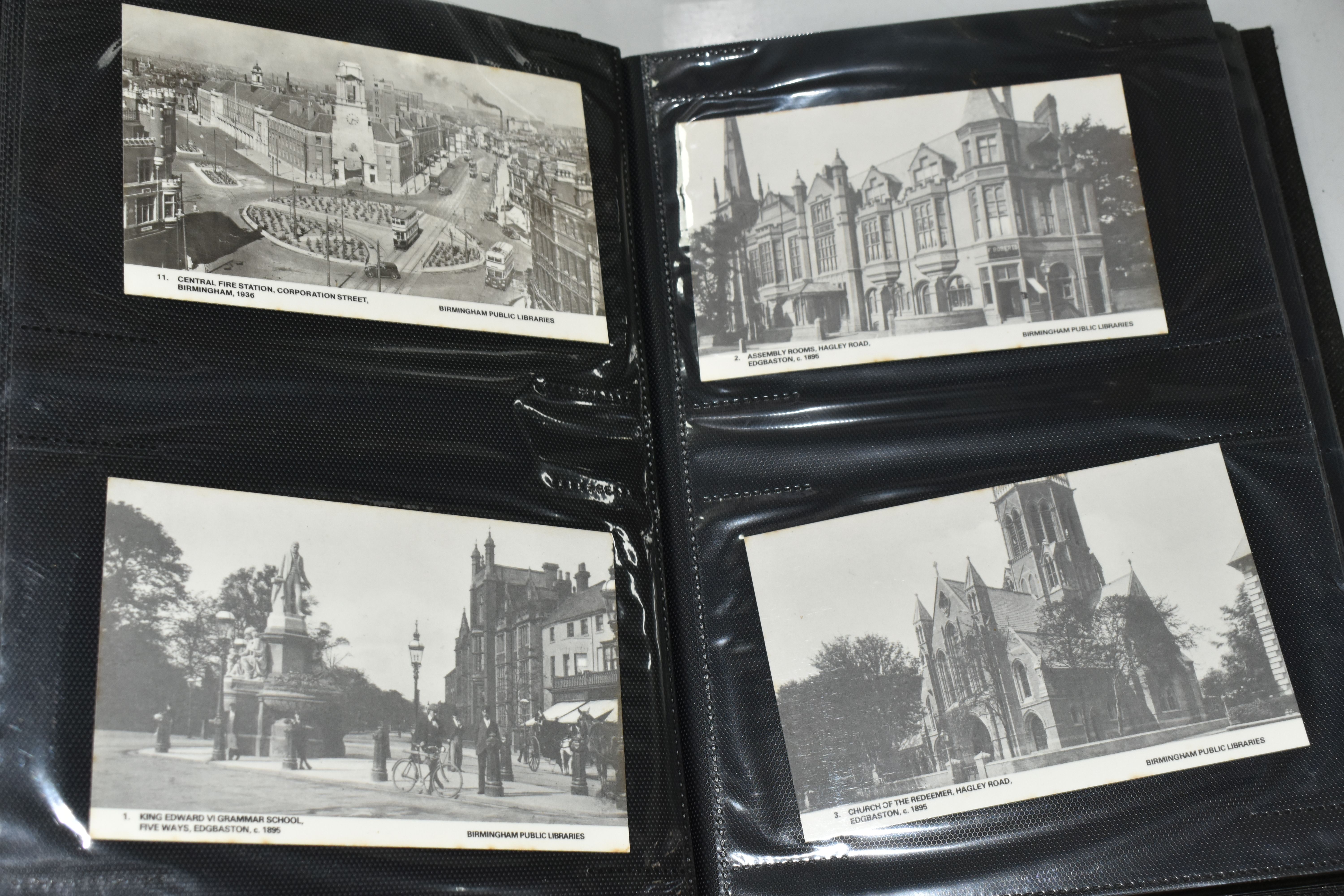 TWO POSTCARD ALBUMS one album contains a miscellaneous collection of approximately 284 early-late - Image 3 of 15