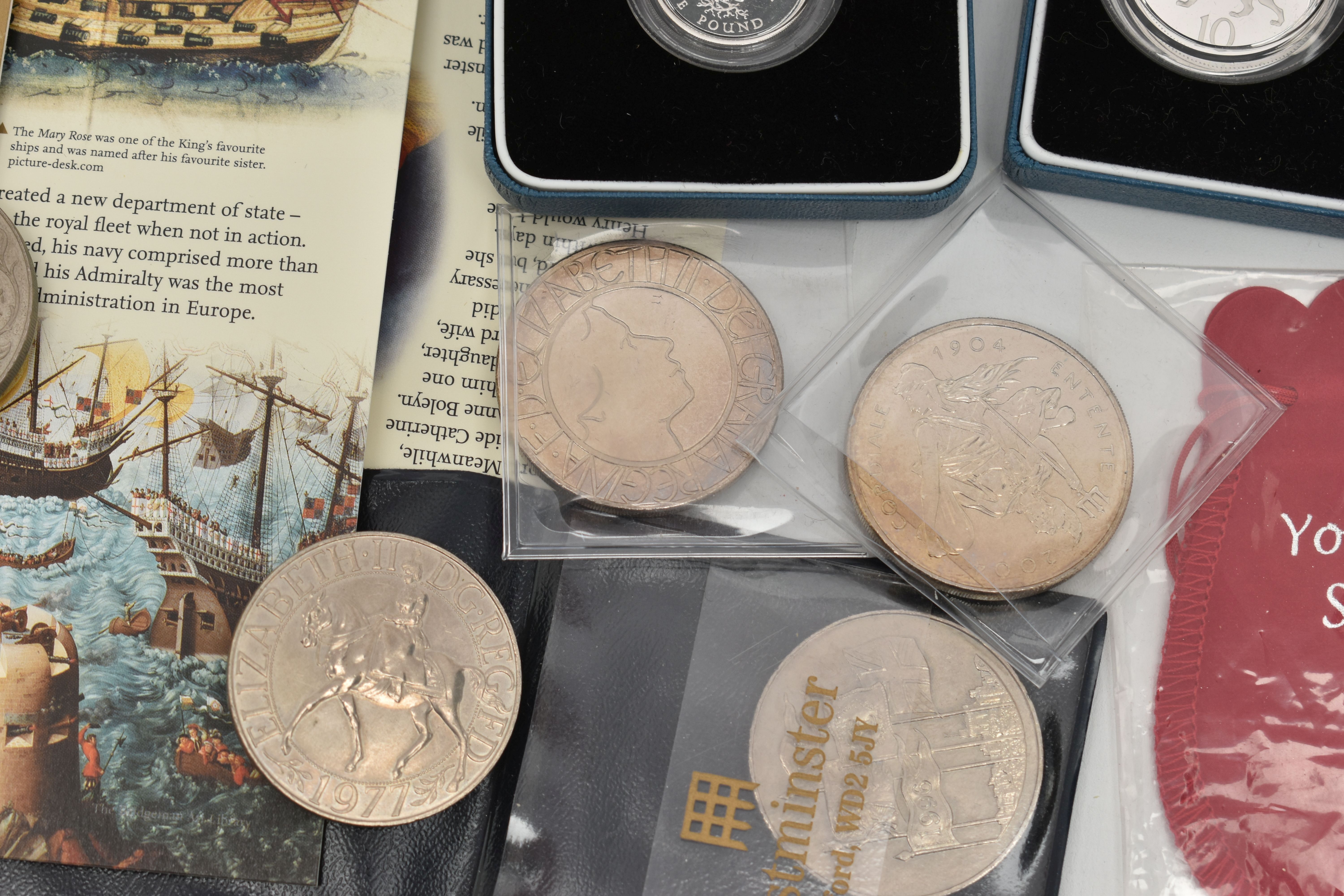 A BOX OF ROYAL MINT COINAGE, to include 1992 Silver Proof Ten Pence two coin set, 1991 Silver - Image 4 of 8