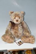 A LARGE CHARLIE BEAR 'IAN' CB151570, designed by Isabelle Lee and Charlie, brown frosted plush,