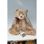 A LARGE CHARLIE BEAR 'IAN' CB151570, designed by Isabelle Lee and Charlie, brown frosted plush,