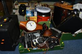 THREE BOXES AND LOOSE ELECTRICALS ITEMS AND SUNDRIES, to include an MT-PH02 radio/turntable, a boxed