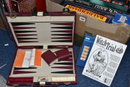 TWO BOXED OF ASSORTED BOARD GAMES ETC, to include Balderdash, Games of Fortune, Go For Broke,