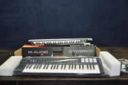 A M AUDIO OXYGEN 49 MIDI KEYBOARD CONTROLLER in original box (UNTESTED but looks unused)