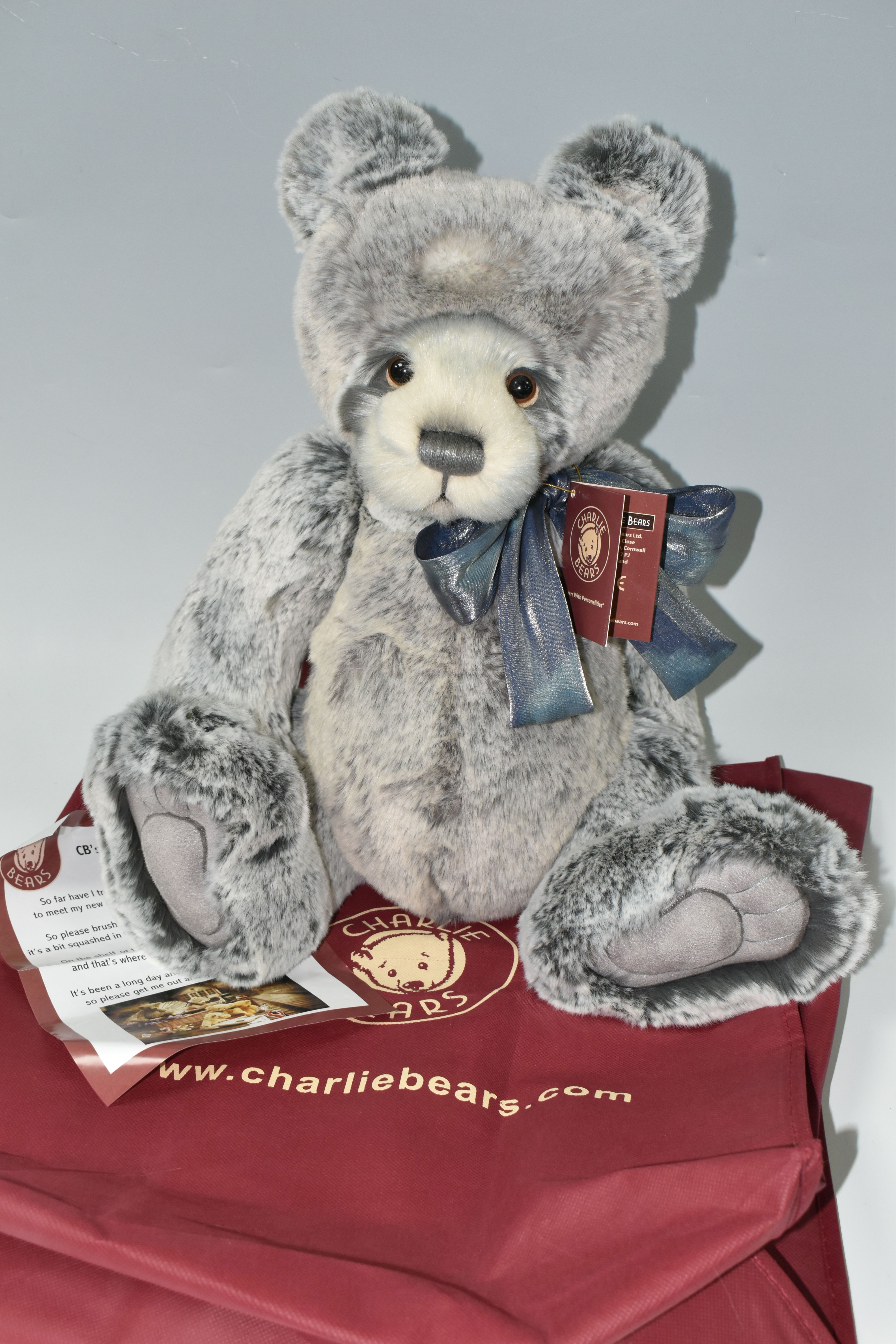 A CHARLIE BEAR 'NIMBUS' BEAR, CB 141420 designed by Isabelle Lee, with original dust bag and