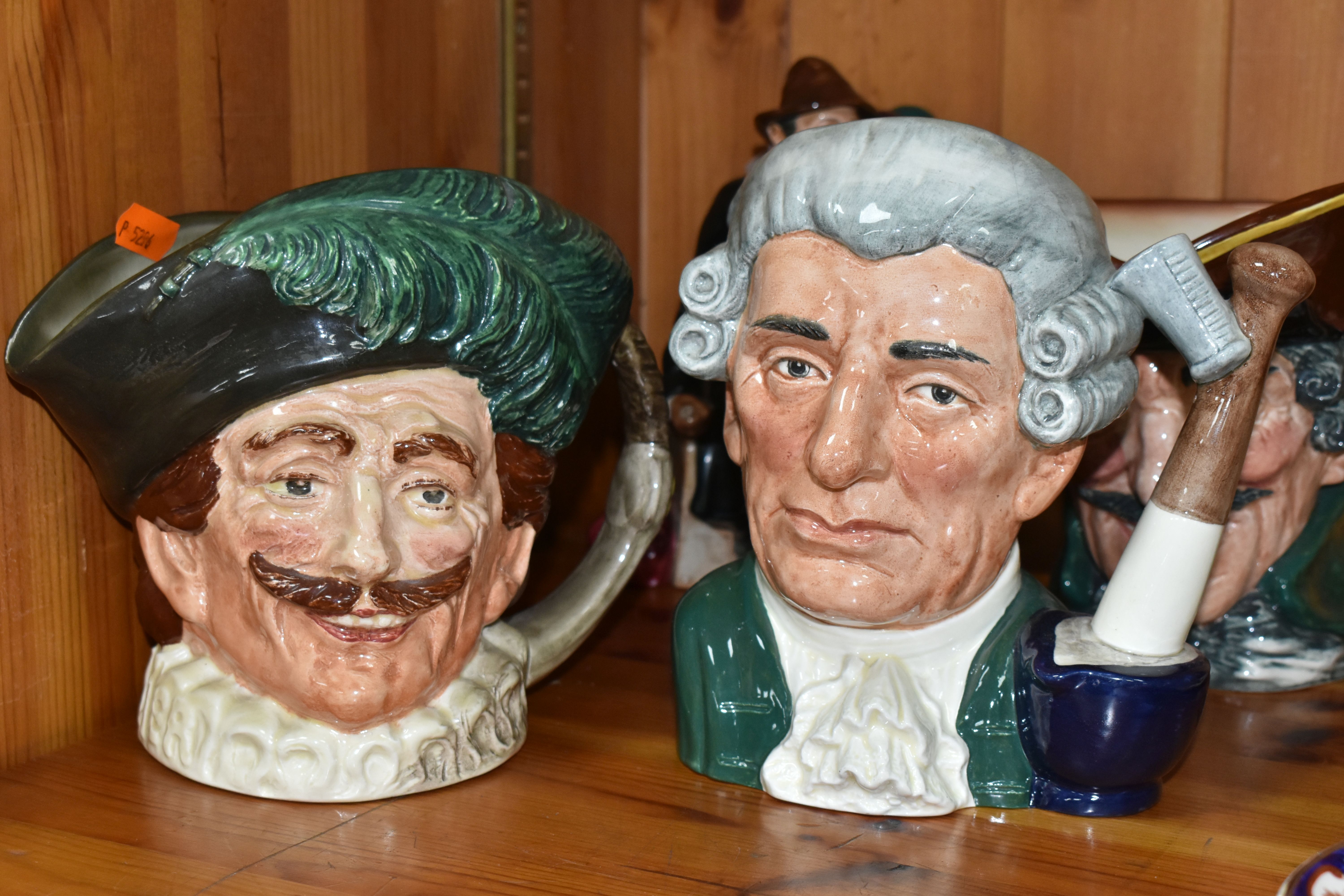 A COLLECTION OF ROYAL DOULTON CHARACTER JUGS, to include 'Dick Turpin', 'Apothecary', 'The - Image 3 of 6