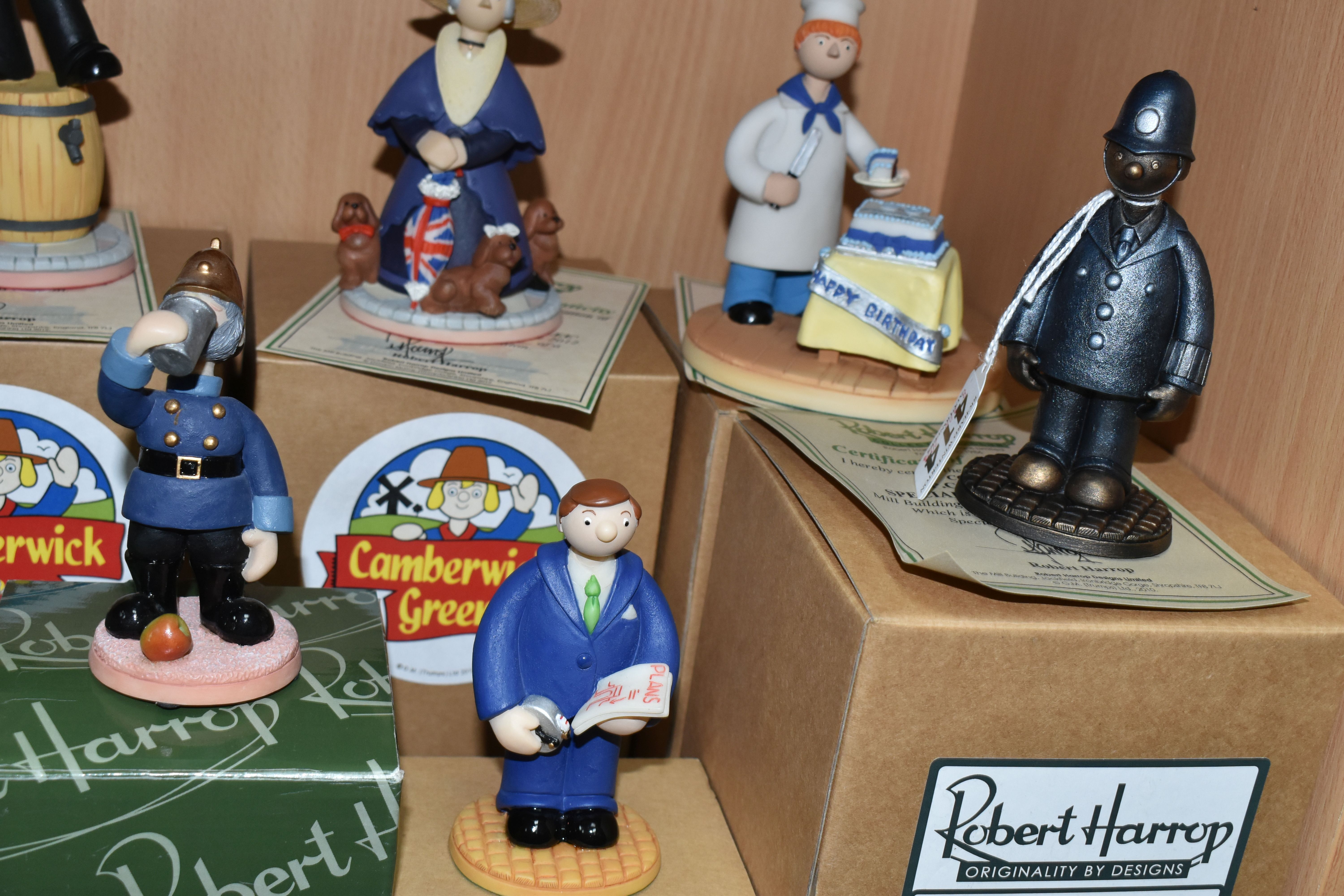 NINE BOXED ROBERT HARROP CAMBERWICK GREEN COLLECTION FIGURES, comprising a Collectors Club Event - Image 5 of 6