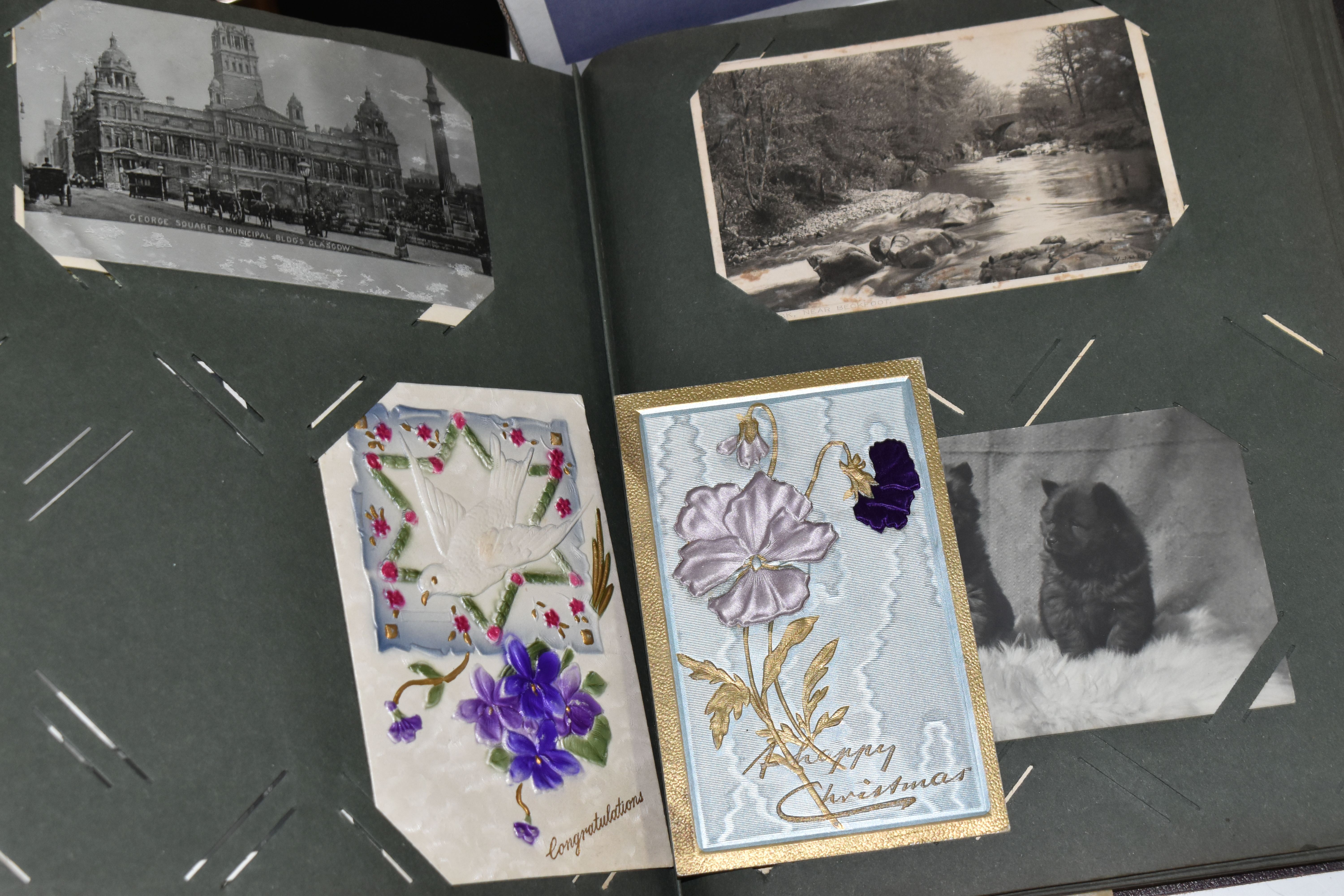A GROUP OF EPHEMERA INCLUDING STEREOSCOPIC VIEWER, EDWARDIAN POSTCARD ALBUM AND CONTENTS, ETC, the - Image 10 of 17