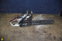 A SPEAR AND JACKSON SPJCS3740 PETROL CHAIN SAW (engine pulls freely but hasn't started)