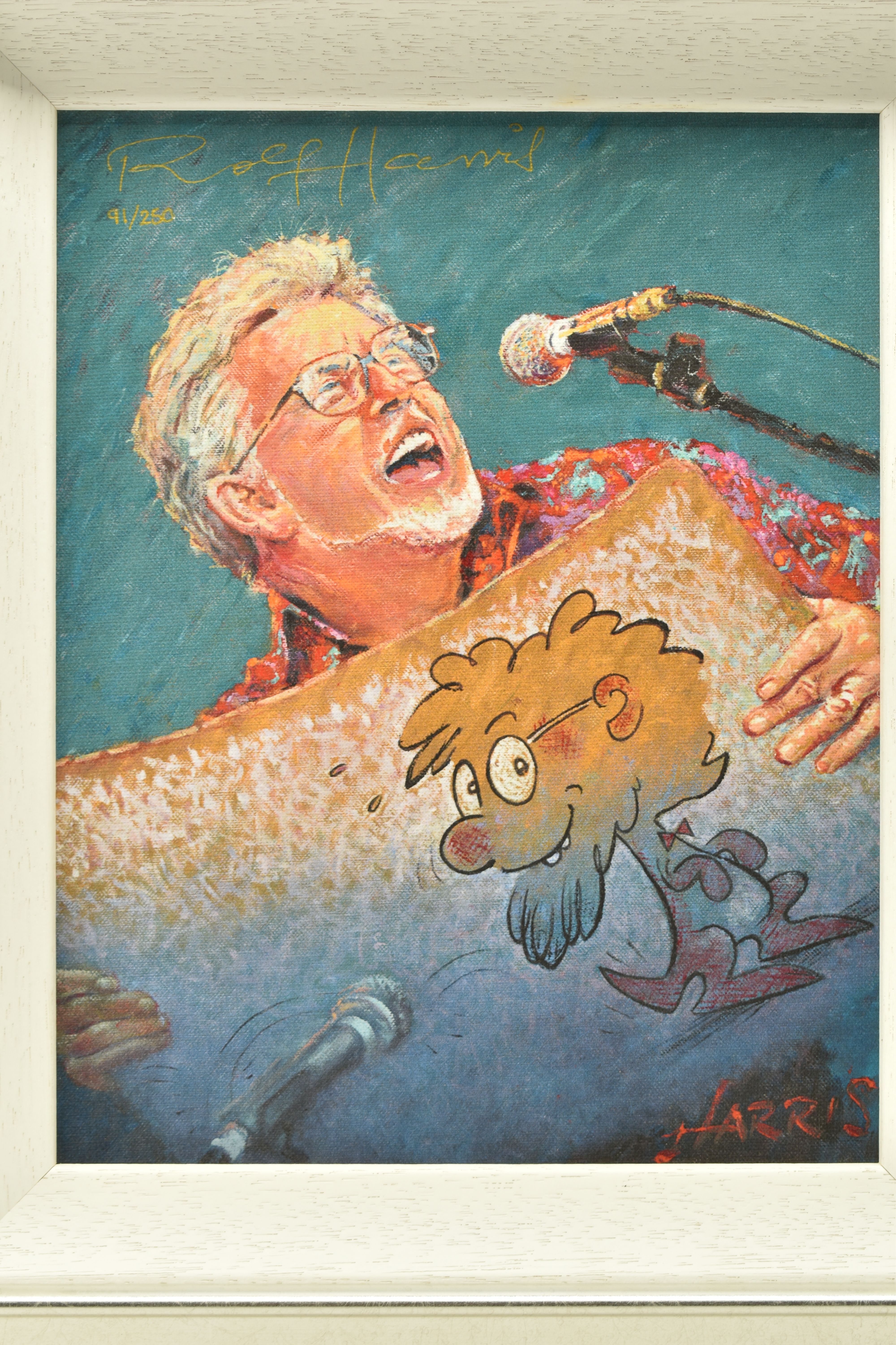 ROLF HARRIS (AUSTRALIA 1930-2023) 'ROLF SINGS', a signed limited edition print on canvas board, - Image 2 of 6