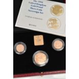 THE 1995 UNITED KINGDOM GOLD PROOF THREE COIN SOVEREIGN SET, to include a Double Sovereign,