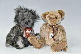 TWO CHARLIE BEARS 'CARLO' CB161665B AND BURMA CB171718, exclusively designed by Isabelle Lee, with
