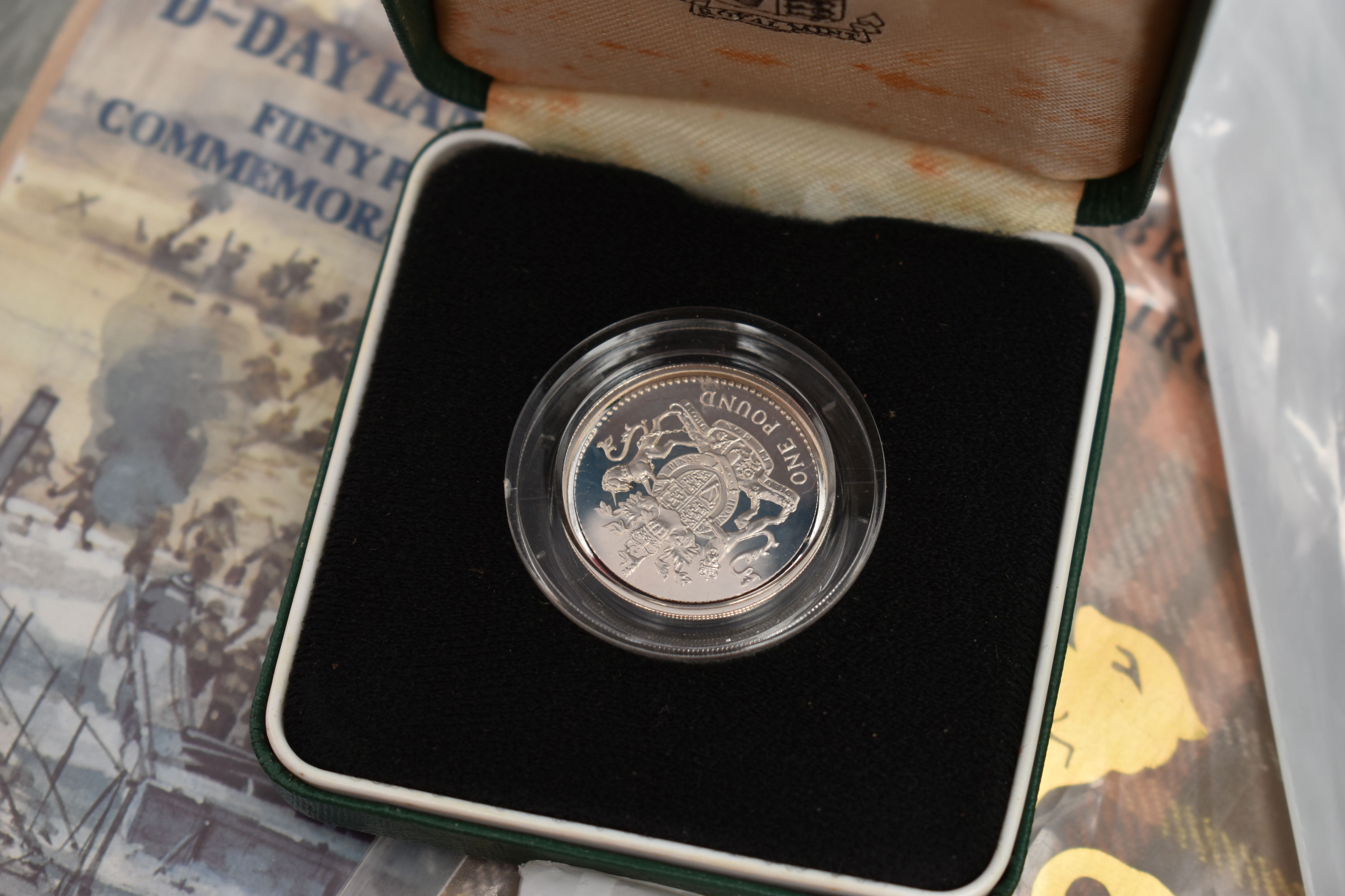 A RED BOX OF ROYAL MINT SILVER AND SILVER PROOF COINS TO INCLUDE 17 BRITANNIA COINS (Some with - Image 9 of 14